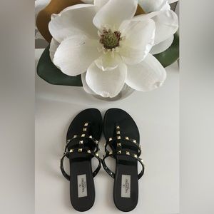 Gently used Valentino Garavani Rockstud Jelly Sandals